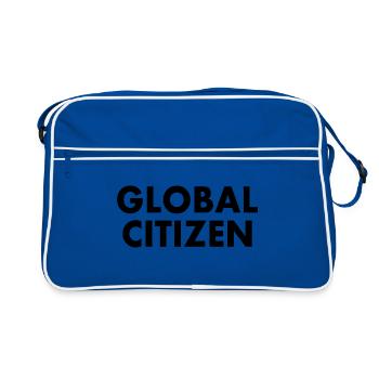 global citizen - Sac Retro - bleu/blanc - Devant