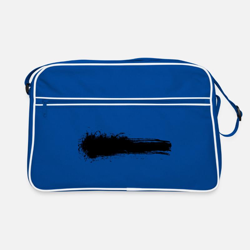 Une tache de couleur tachée de noir cache la censure Sac Retro