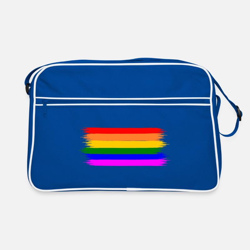 Regenbogen Regenbogenfahne Retro Tasche