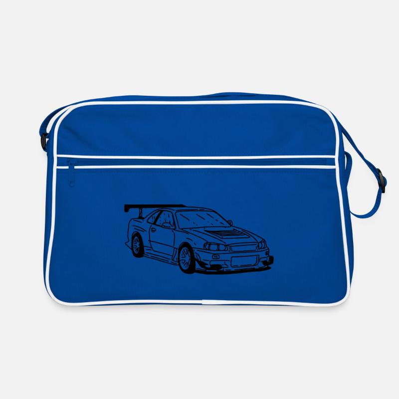 Voiture de course Sac Retro