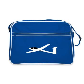 jantar std planeur planeur - Sac Retro - bleu/blanc - Devant