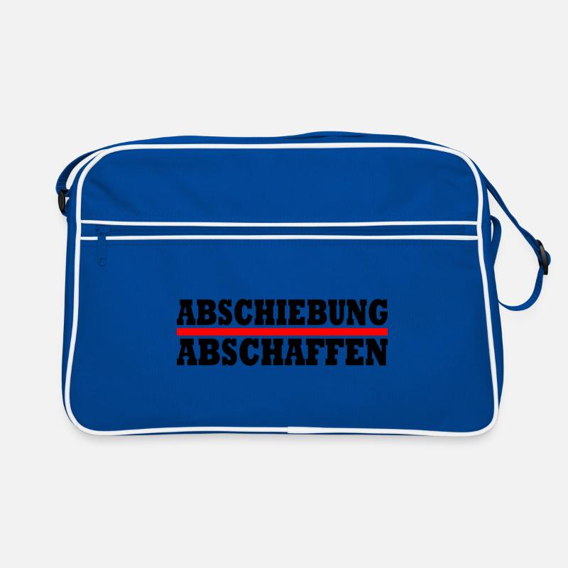 abschiebung abschaffen Retro Tasche