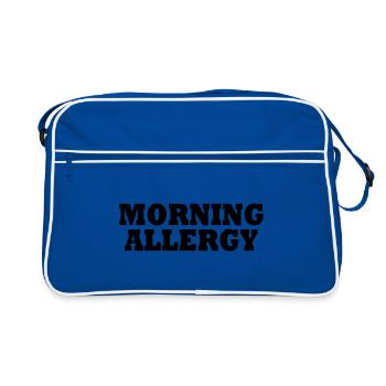 morning allergy - Retro Bag - blue/white - Front