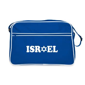 Israel - Sac Retro - bleu/blanc - Devant
