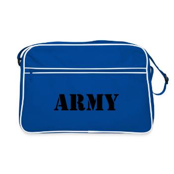 Army - Retro Bag - blue/white - Front
