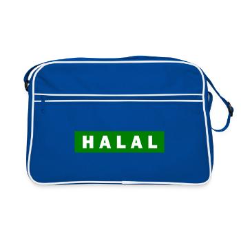 Halal - Sac Retro - bleu/blanc - Devant