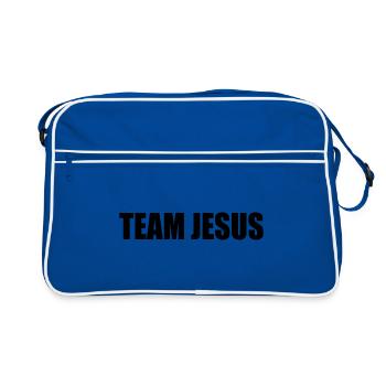 Team jesus - Sac Retro - bleu/blanc - Devant