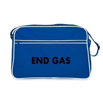 End gas - Sac Retro - bleu/blanc - Devant