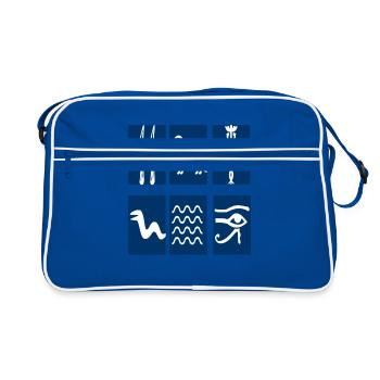 Only Connect, bbc bbc2 bbc4 british tv em forster - Sac Retro - bleu/blanc - Devant