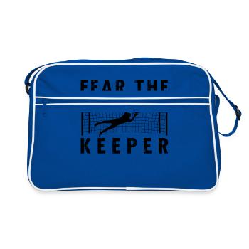 Don du gardien gardien de but gardien de football - Sac Retro - bleu/blanc - Devant