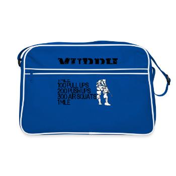 Fitness - WOD Murph - Sac Retro - bleu/blanc - Devant