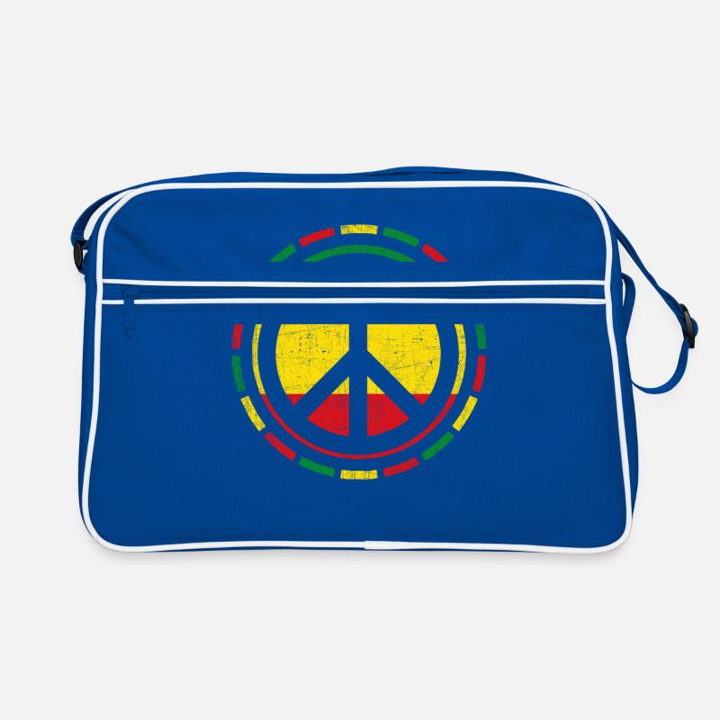 Distressed Rasta Peace design Gift for Reggae Retro Bag