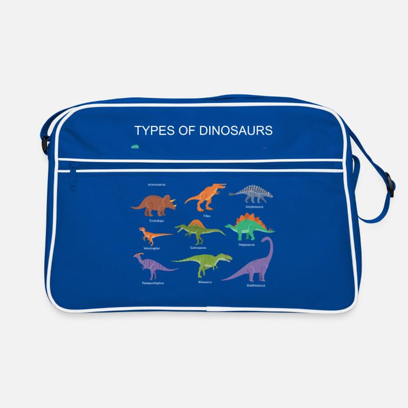 Dinosaur identificacion design Gift Types of Retro Bag