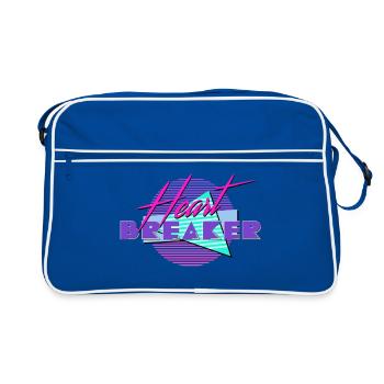 HEART BREAKER t-shirts - Retro Bag - blue/white - Front