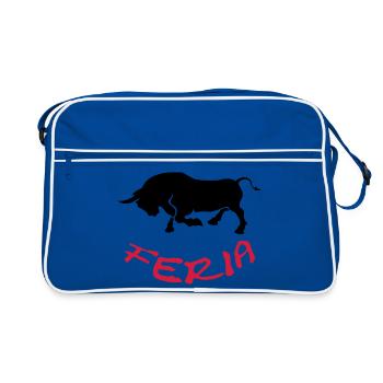 Feria ! - Sac Retro - bleu/blanc - Devant
