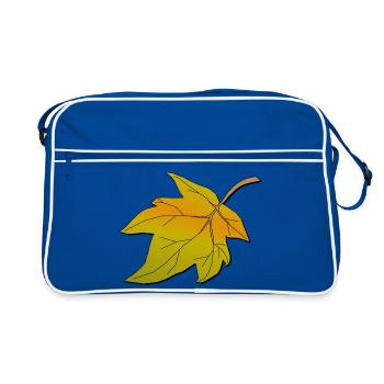 Herbstblatt | Congé d’automne - Sac Retro - bleu/blanc - Devant
