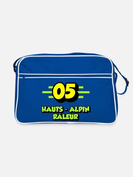 High Alpine Complainer - Retro Bag - blue/white - Front