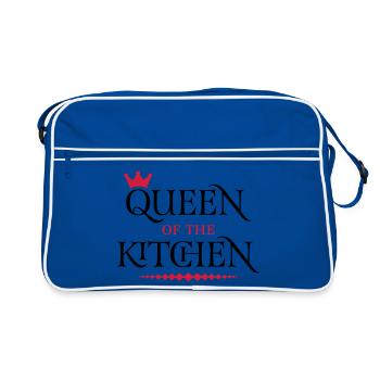 Reine de la cuisine - Sac Retro - bleu/blanc - Devant