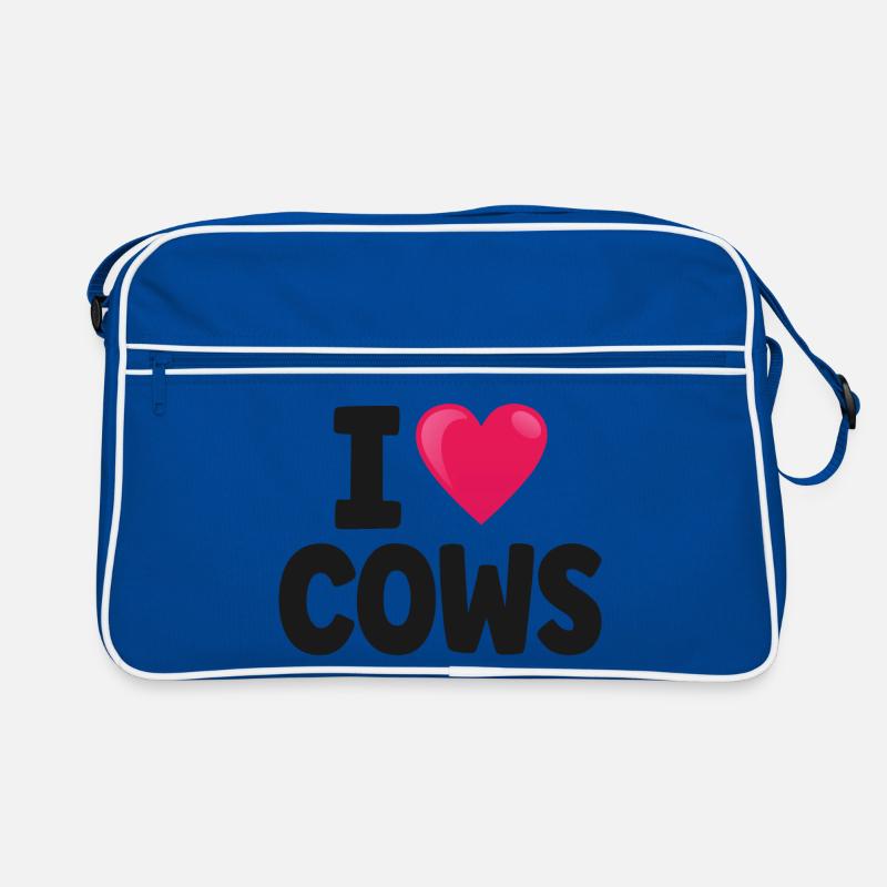 Kuh Kühe Retro Tasche