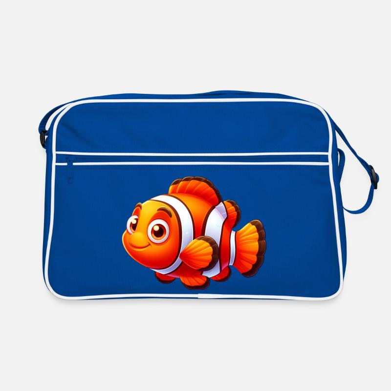Clownfisch Retro Tasche