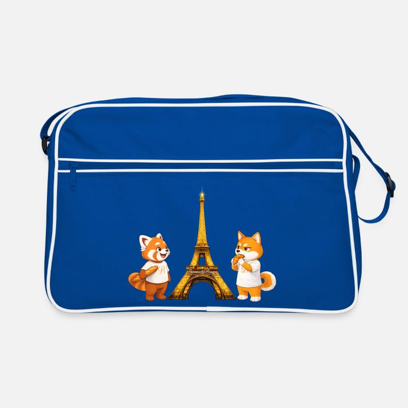 Lazy & Grumpy in Paris Retro Bag