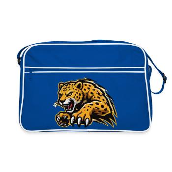 Assaut féroce du léopard - Sac Retro - bleu/blanc - Devant