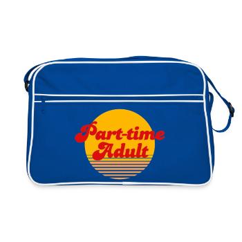 Part-Time Adult Retro Sunset - Retro Bag - blue/white - Front
