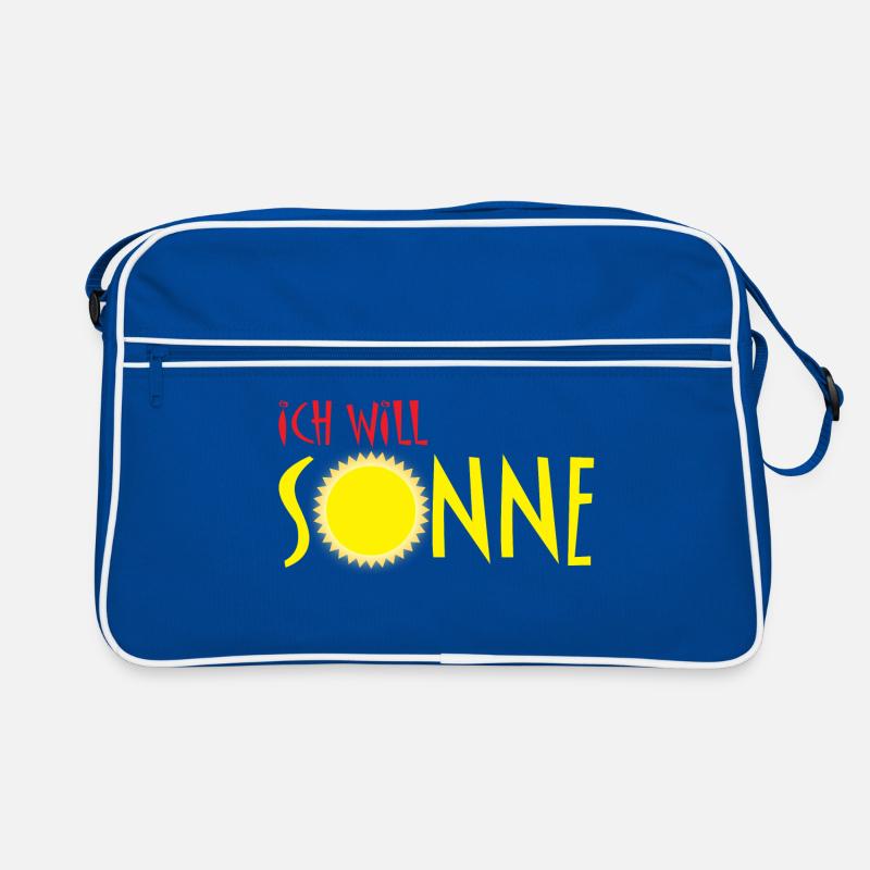 Ich will Sonne Retro Tasche