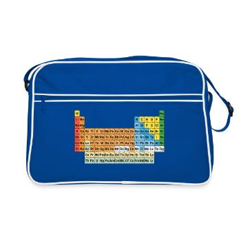 Periodic table of elements - Retro Bag - blue/white - Front