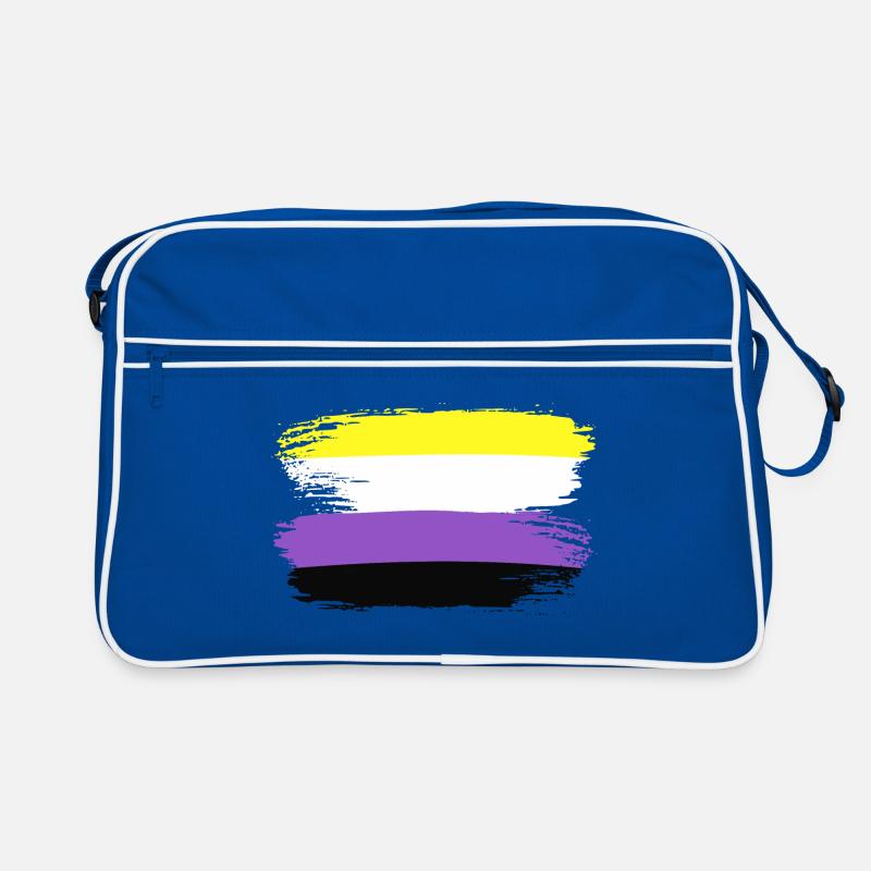 Drapeau Fierté Nonbinary LGBTQ Drapeau Pride LGBT Sac Retro