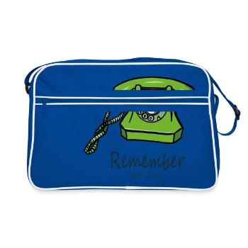 RememberTelefon - Sac Retro - bleu/blanc - Devant