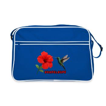 La Guadeloupe - Sac Retro - bleu/blanc - Devant