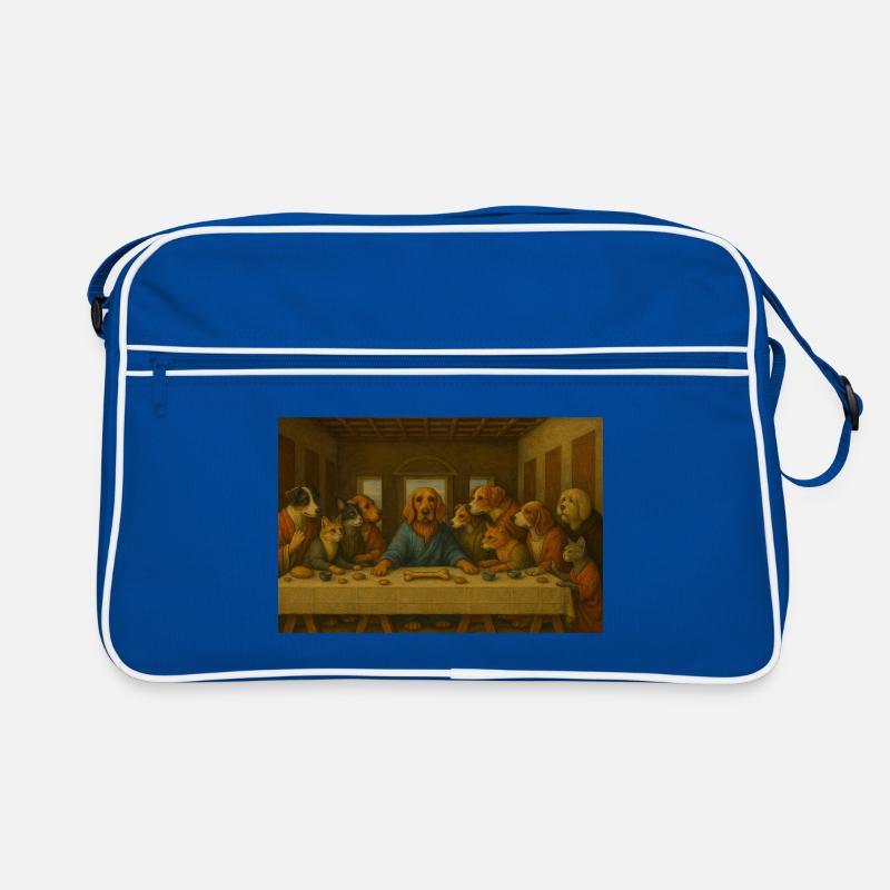 Chiens Cène Sac Retro