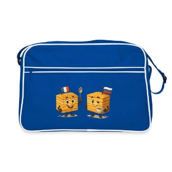 Flags Mille-Feuille vs Russian Napoleon - Retro Bag - blue/white - Front