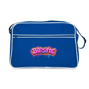  LIAM GRAFFITI NAME FOR PERFECT GIFT PRINTABLE on  - Sac Retro - bleu/blanc - Devant