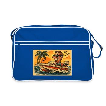 Bateau rapide - Sac Retro - bleu/blanc - Devant