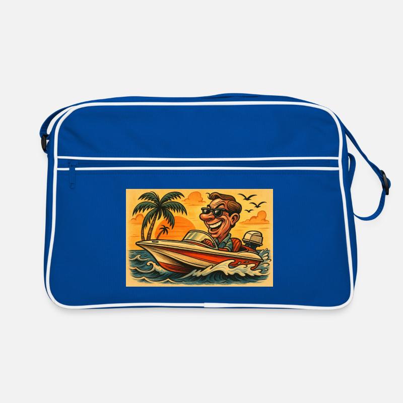 Speed Boat Retro Tasche