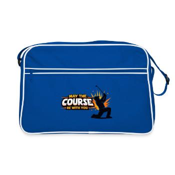 Kurskraft: May the Course Be With You - Retro Tasche - Blau/Weiß - Vorne