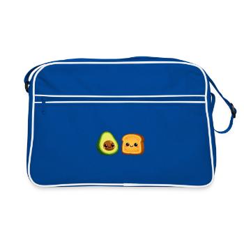 Avocado Friends Toast Duo - Retro Bag - blue/white - Front
