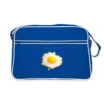 œuf au plat - Sac Retro - bleu/blanc - Devant