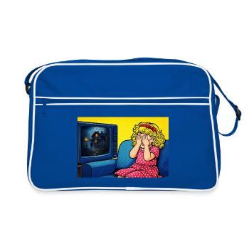 C’était.. Personne n’en veut. - Sac Retro - bleu/blanc - Devant