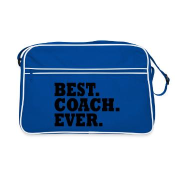 Best coach ever - Sac Retro - bleu/blanc - Devant