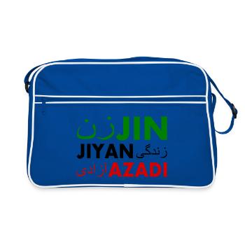 Jin jiyan azadi زن زندگی آزادی - Sac Retro - bleu/blanc - Devant