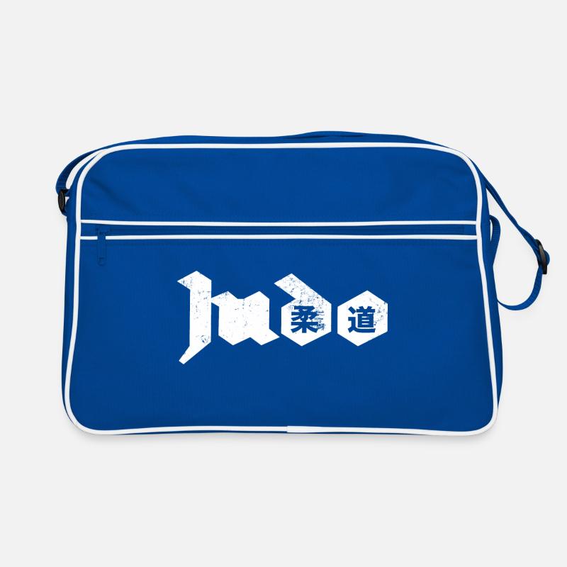 Judo - Retro Tasche - Blau/Weiß