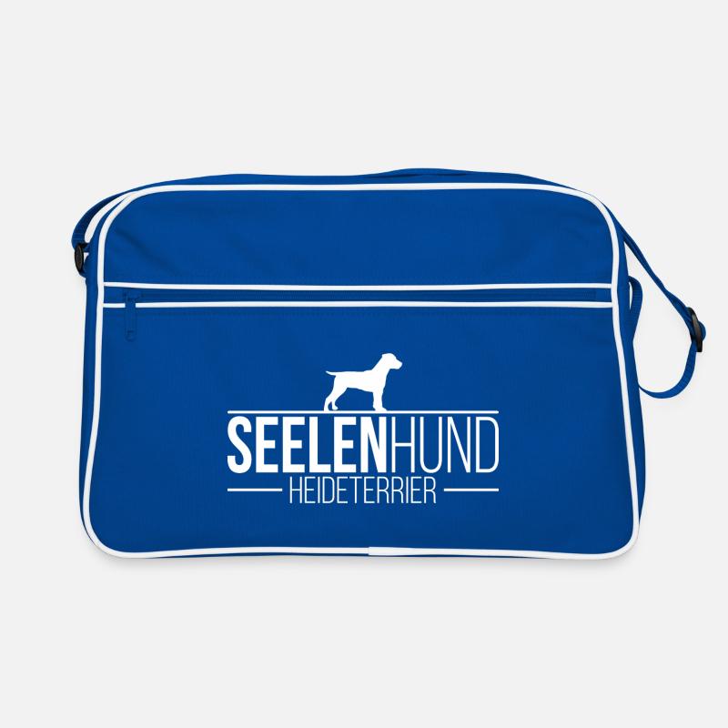 HEIDETERRIER Seelenhund Hundespruch Wilsigns Retro Tasche