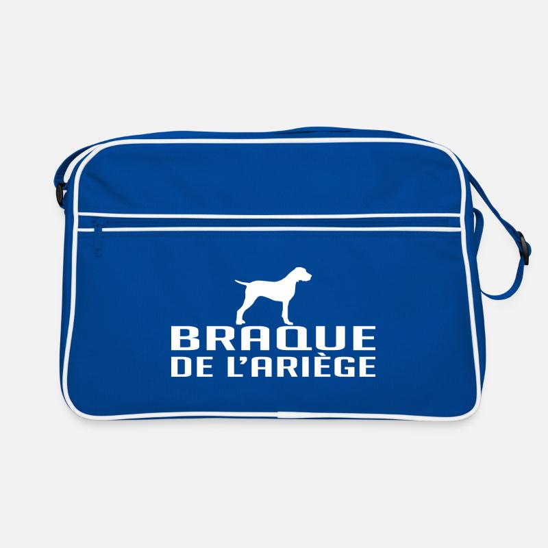 BRAQUE DE L ARIÉGE Hunderasse Jagdhunde Wilsigns Retro Tasche