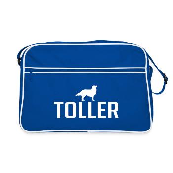 Grande race de chien chiens chiens Wilsigns - Sac Retro - bleu/blanc - Devant