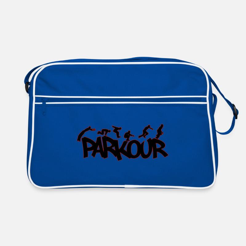 Parkour Freerunning Traceur | Colors can be changed - Retro Bag - blue/white
