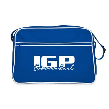 IGP Groenendael Chien Sport Chiens Chien Wilsigns - Sac Retro - bleu/blanc - Devant