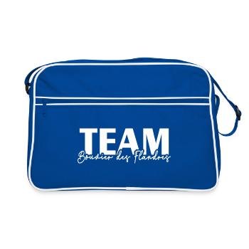 TEAM BOUVIER DES FLANDRES Chien Wilsigns IGP - Sac Retro - bleu/blanc - Devant